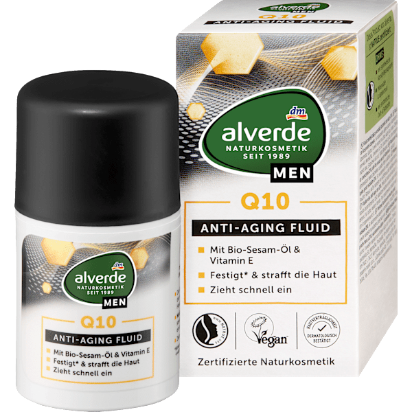 Anti Aging Gesichtsfluid Q10 alverde MEN