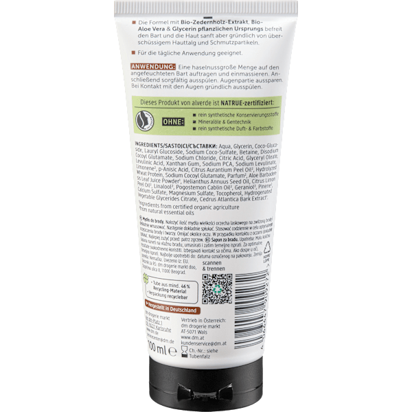 Bartseife Rough Nature alverde MEN