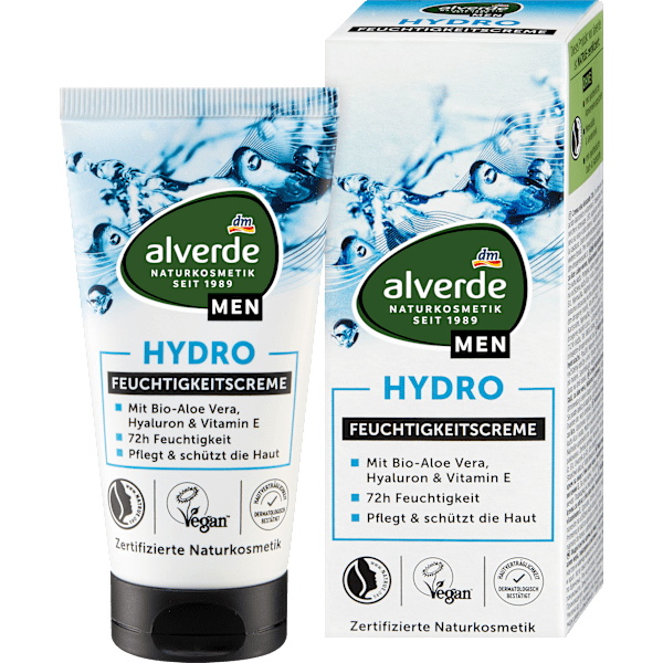 Feuchtigkeitscreme Hydro alverde MEN