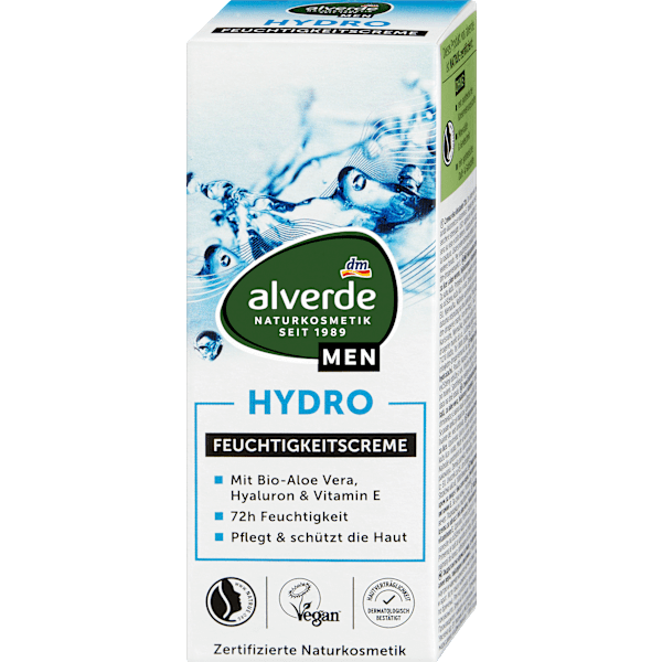 Feuchtigkeitscreme Hydro alverde MEN