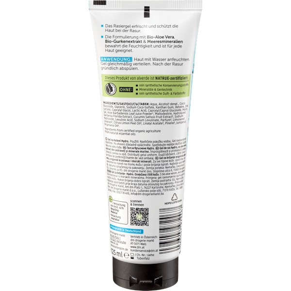 Rasiergel Hydro alverde MEN