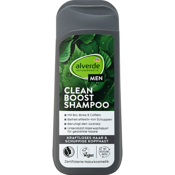 Shampoo Clean Boost alverde MEN