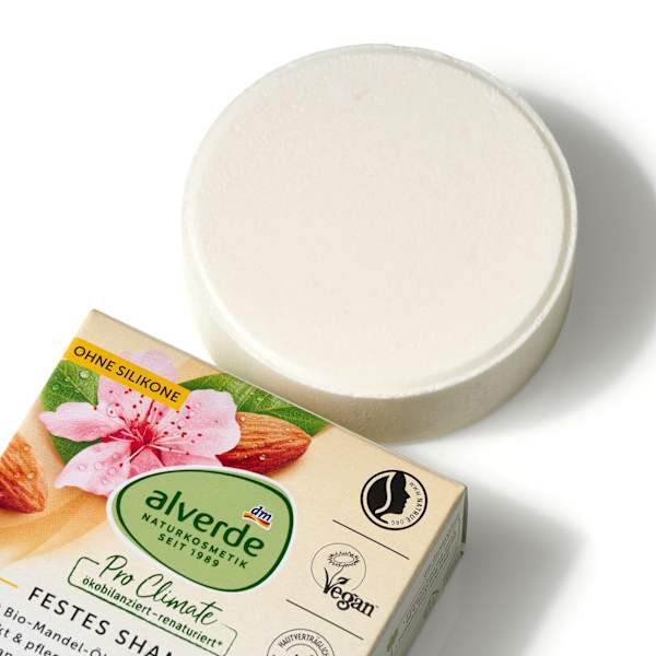 Festes Shampoo Mandel-Öl & Sheabutter alverde NATURKOSMETIK