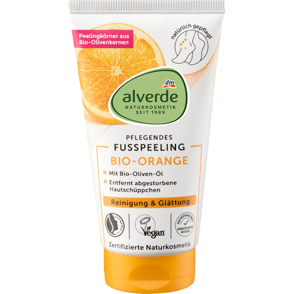 Fußpeeling mit Orange alverde NATURKOSMETIK