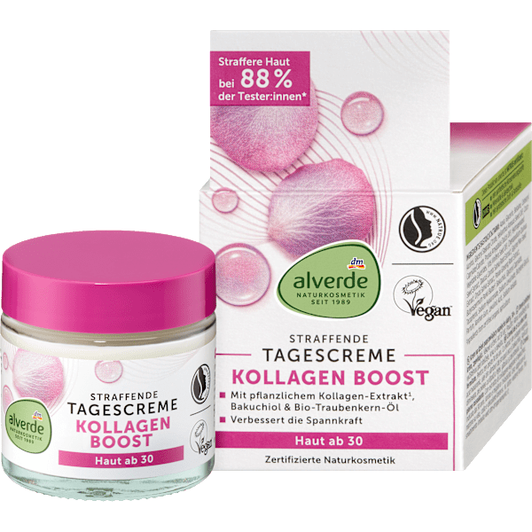Gesichtscreme Kollagen Boost alverde NATURKOSMETIK