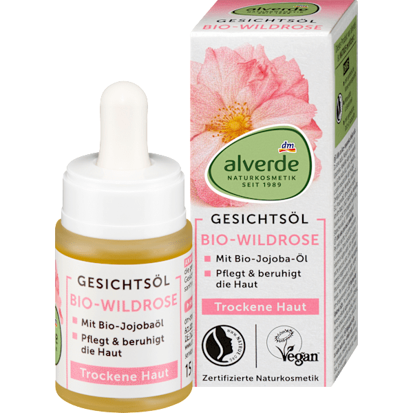 Gesichtsöl Wildrose alverde NATURKOSMETIK