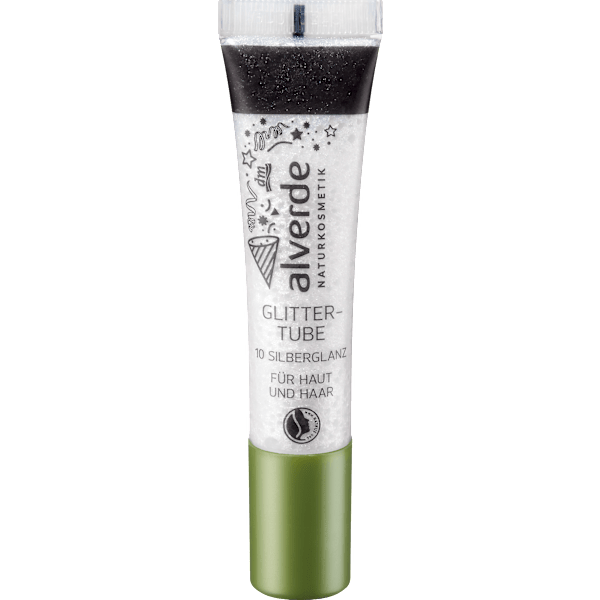 Glittertube 10 Silberglanz alverde NATURKOSMETIK