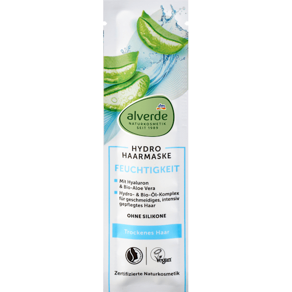 Haarmaske Hydro Feuchtigkeit alverde NATURKOSMETIK