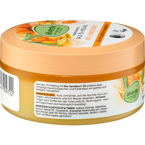 Körperpeeling Verwöhnendes Salz-Öl-Peeling alverde NATURKOSMETIK