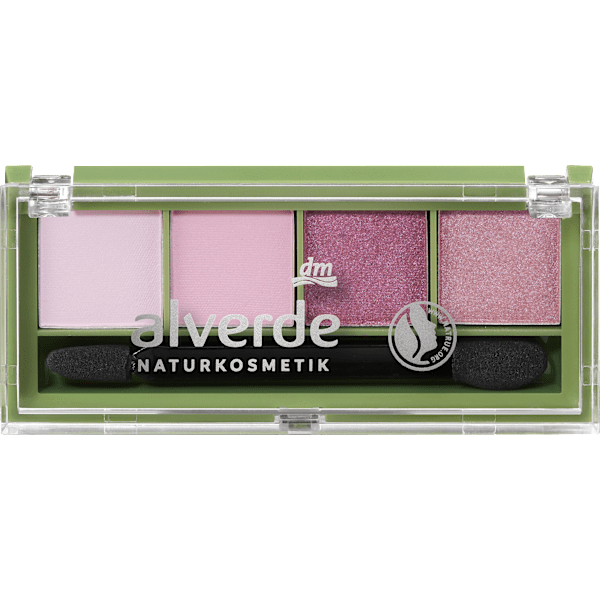 Lidschatten Palette Quattro 98 Lavender Dream alverde NATURKOSMETIK