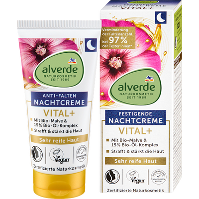 alverde NATURKOSMETIK After cream anti-wrinkle Vital+ oil complex, 50 ml