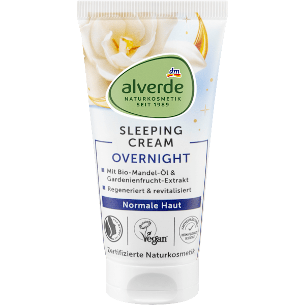 Nachtcreme Overnight Sleeping alverde NATURKOSMETIK