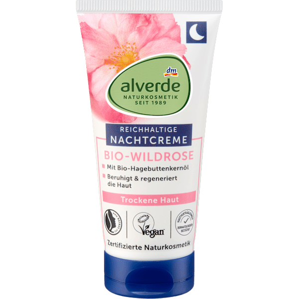Nachtcreme Wildrose alverde NATURKOSMETIK
