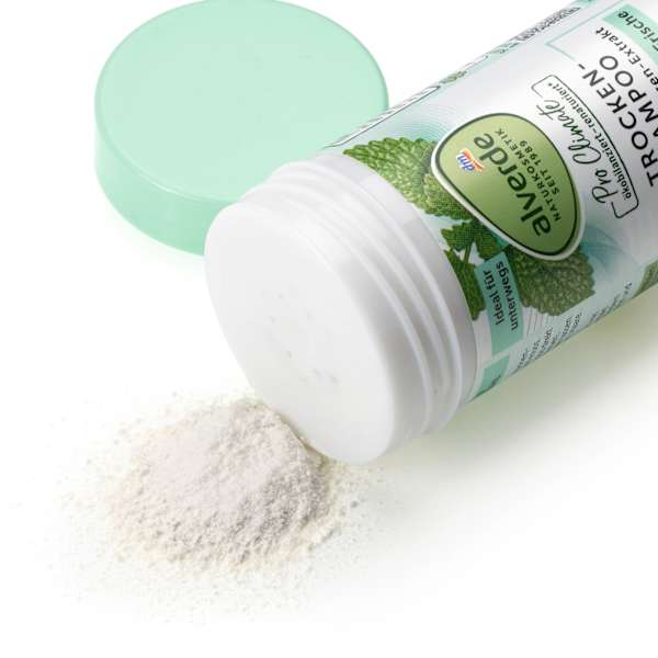 Trockenshampoo mit Melissen-Extrakt alverde NATURKOSMETIK