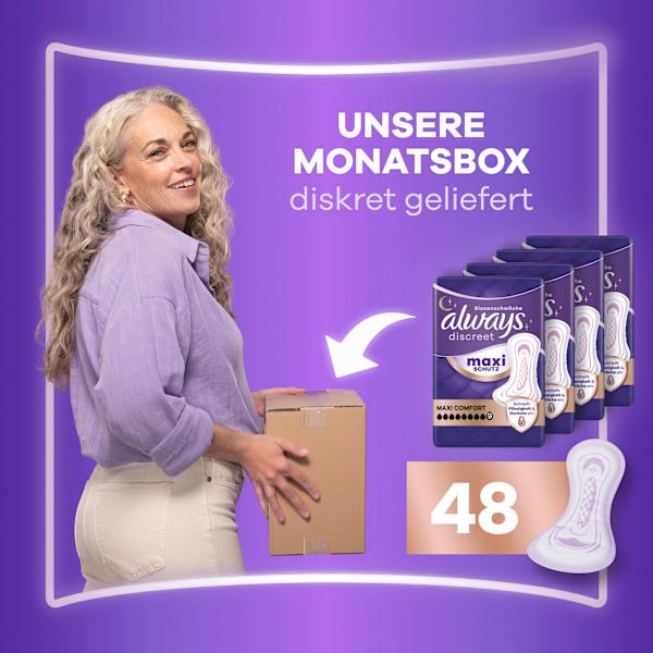 discreet Einlagen Inkontinenz Maxi Comfort always