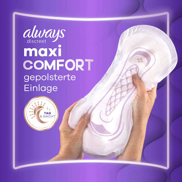 discreet Einlagen Inkontinenz Maxi Comfort always