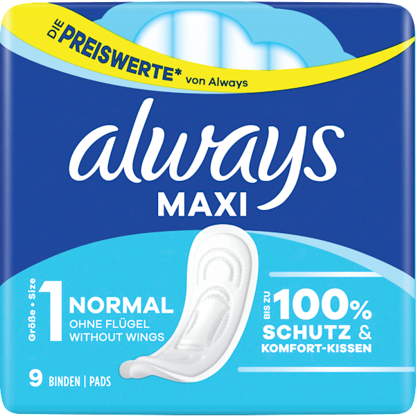 Maxi-Binden Normal always