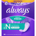 Slipeinlagen Daily Fresh Normal ohne Duft, Big Pack always