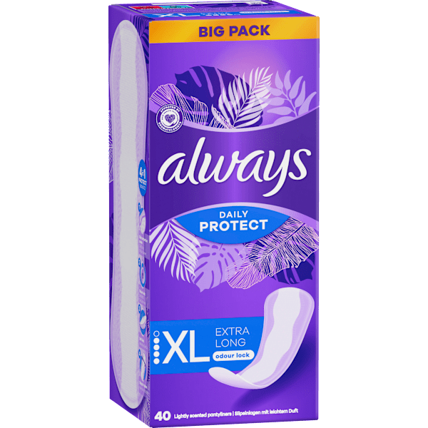 Slipeinlagen Daily Protect Extra Long, Big Pack always