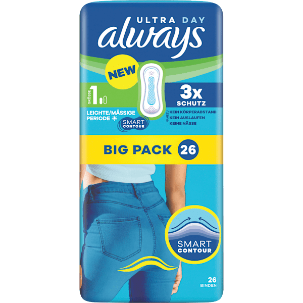 Ultra-Binden Day Normal 1, Big Pack always
