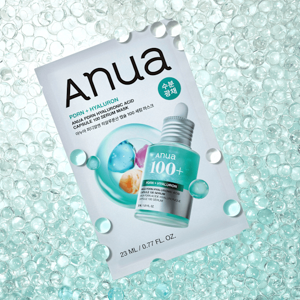 Gesichtsmaske PDRN Serum Mask 100 Hyaluronic Acid Capsule Anua