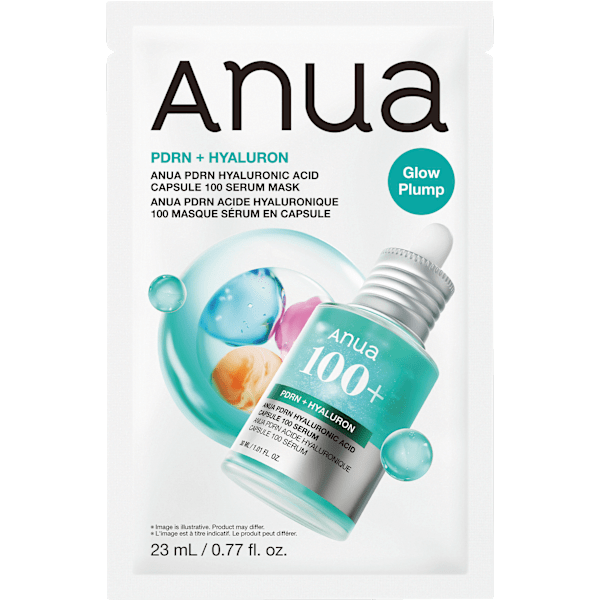Gesichtsmaske PDRN Serum Mask 100 Hyaluronic Acid Capsule Anua