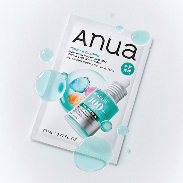 Gesichtsmaske PDRN Serum Mask 100 Hyaluronic Acid Capsule Anua