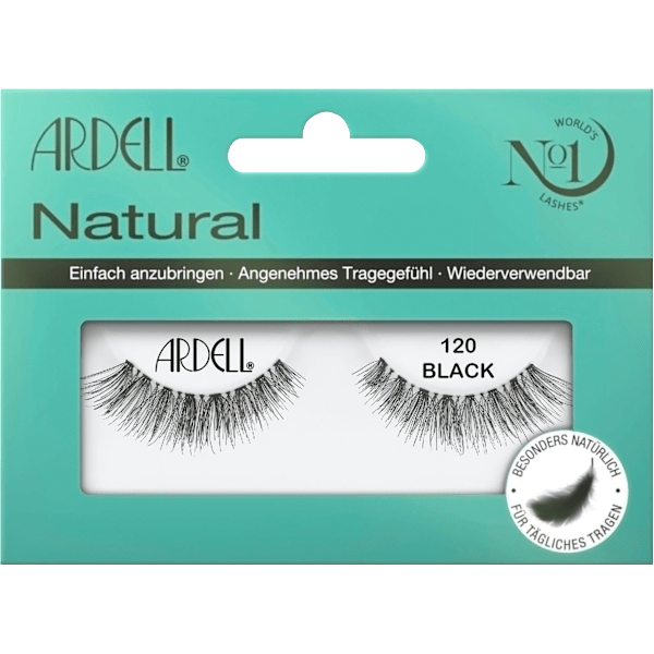 Künstliche Wimpern Natural 120 Demi Black (1 Paar) ARDELL
