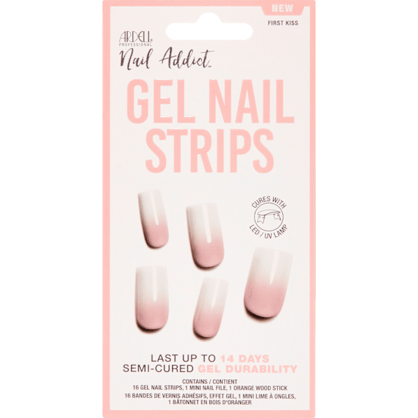 UV Gel Nagelfolien, Gel Nail Strips First Kiss ARDELL