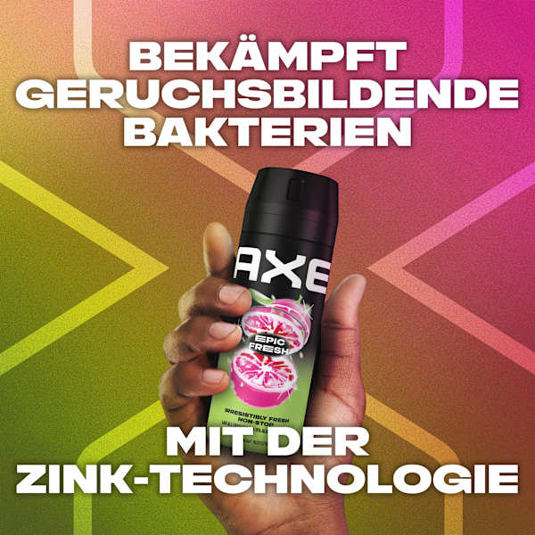Geschenkset Epic Fresh inkl. Fitness-Flasche 3tlg AXE