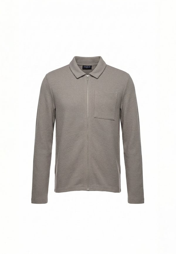 CLOSURE London TONAL ZIPPED OVERSHIRT