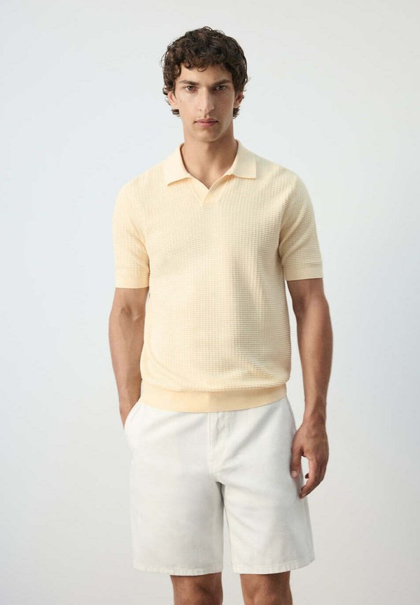 Mango ADULT - Polo shirt - light yellow