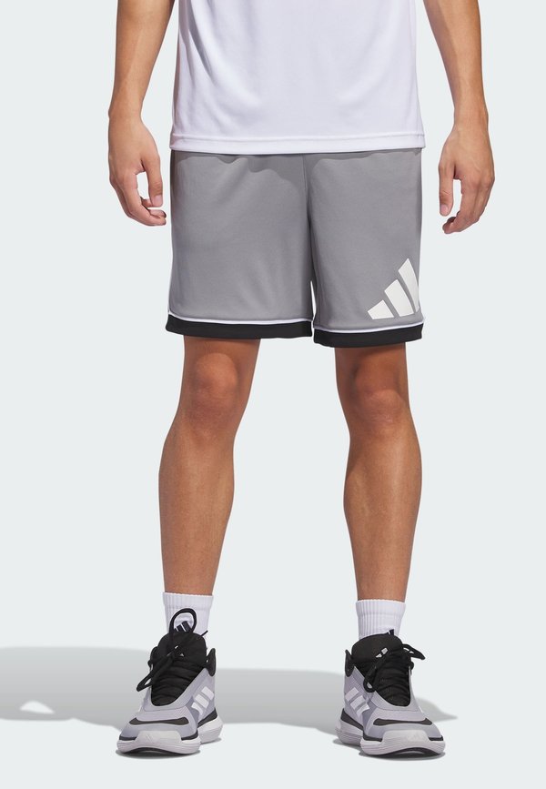 adidas Performance BADGE OF SPORT SHORT 9IN - Sports shorts - grey three   black