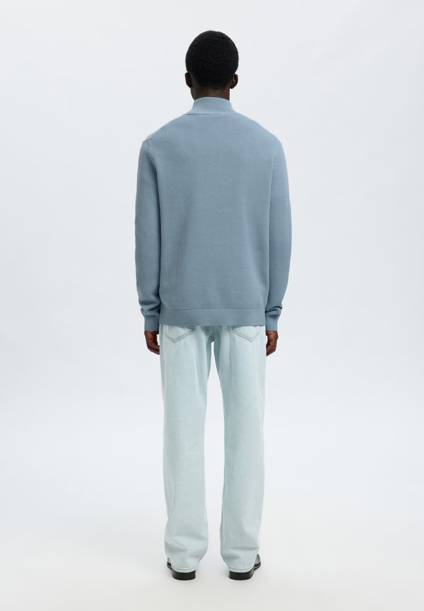 Selected SLHDANE LS KNIT STRUCTURE HALF ZIP NOOS