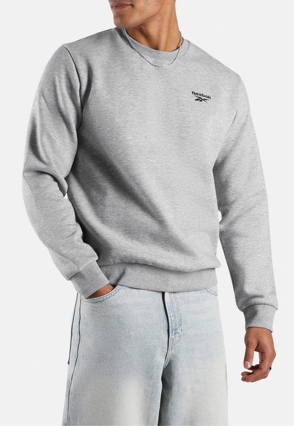 Reebok KAI SMALL LOGO CREWNECK - Sweatshirt - light grey marl