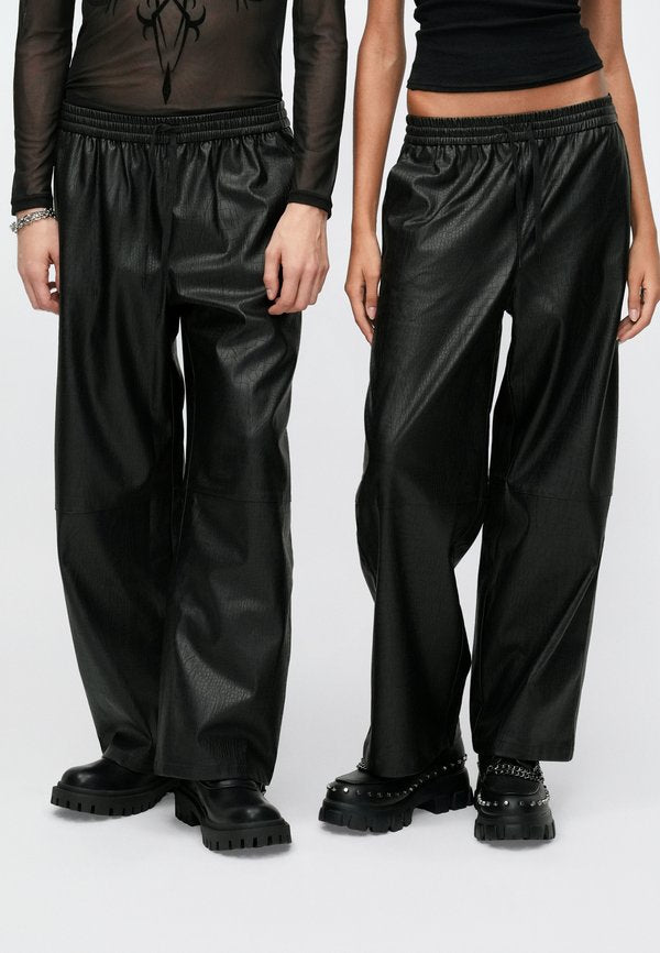 YOURTURN by Zalando UNISEX PU PARTY TROUSERS