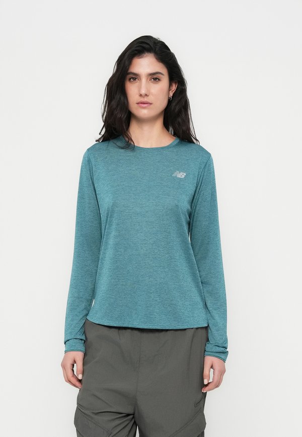 New Balance ATHLETICS  - Long sleeved top - big teal heather