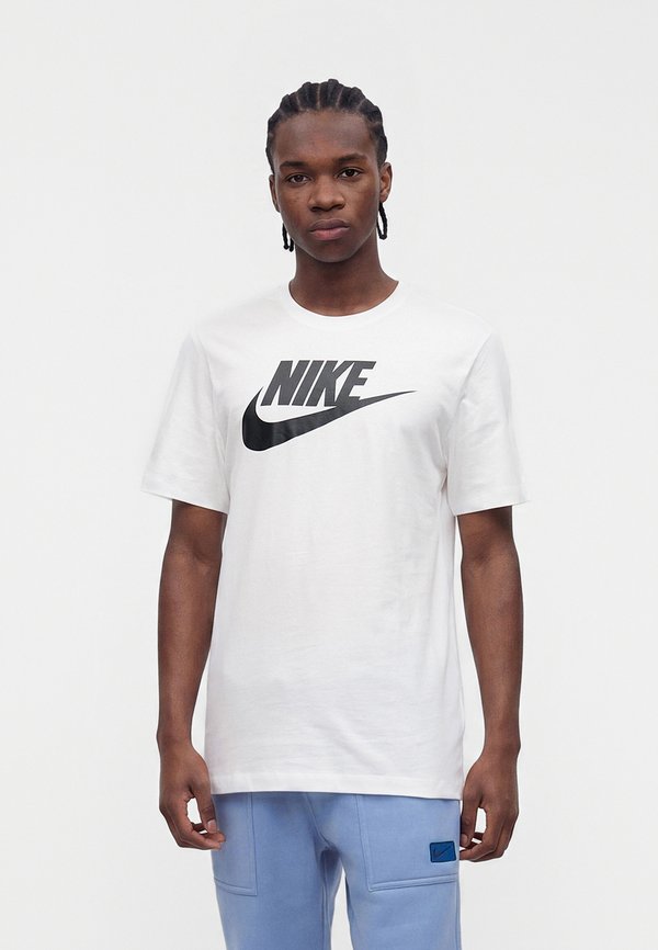 Nike Sportswear TEE ICON FUTURA - Print T-shirt - white/black