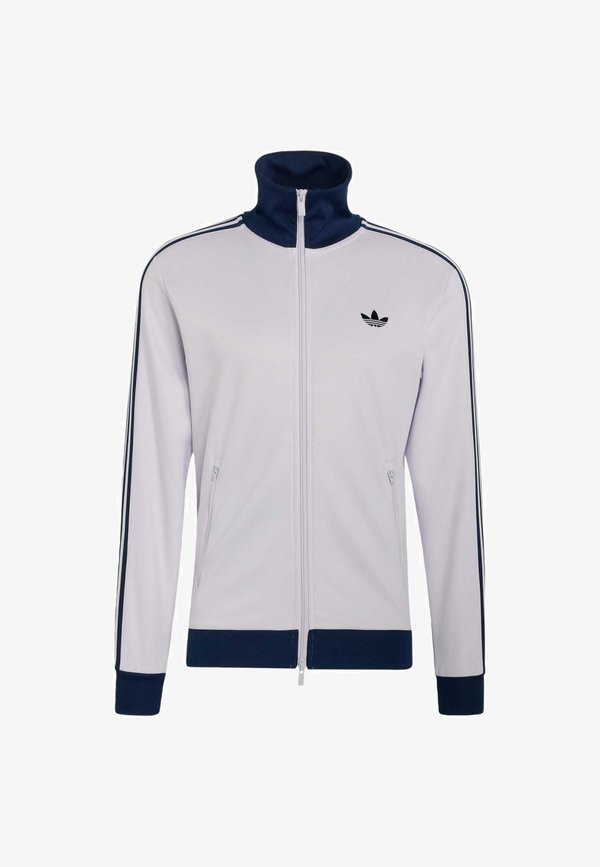 adidas Originals BECKENBAUER TT - Zip-up sweatshirt - frozen purple