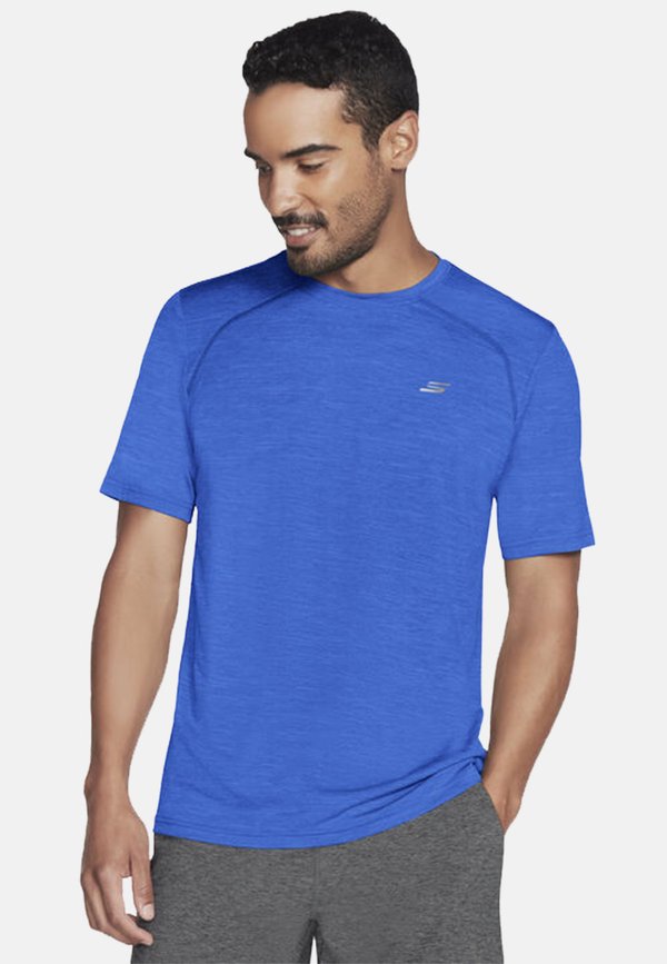 Skechers SKECHERS T-SHIRT ON THE ROAD - Basic T-shirt - blue blue