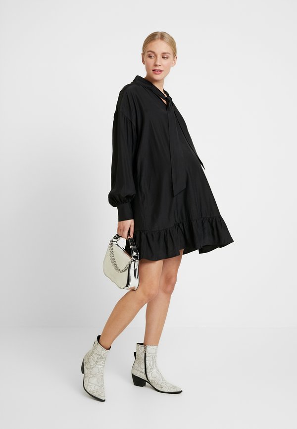 Glamorous Bloom MINI PUSSYBOW DRESS