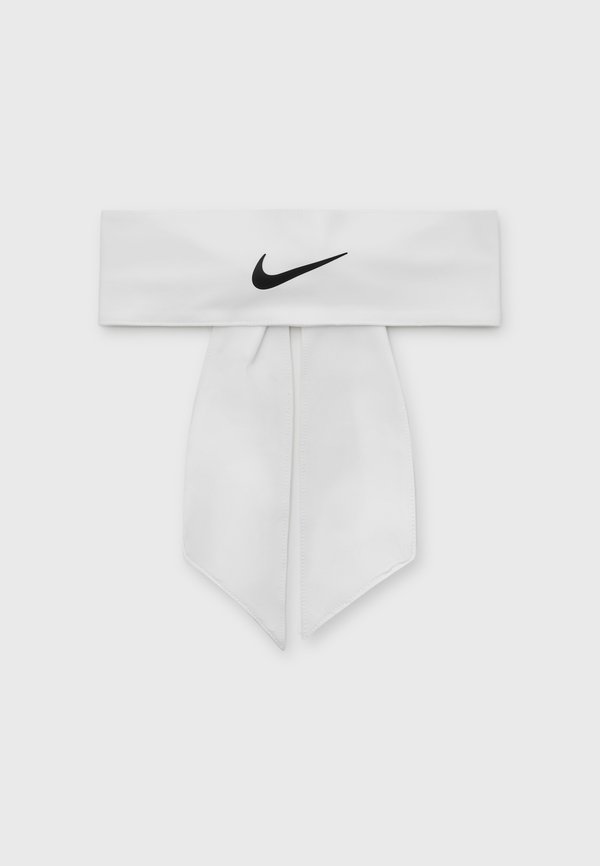Nike Performance DRY FIT HEAD TIE - Sweatband - white/black