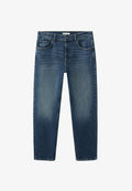 Mango ADULT - Slim fit jeans - dark blue