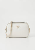 Guess NOELLE II CROSSBODY CAMERA - Cross body bag - bone