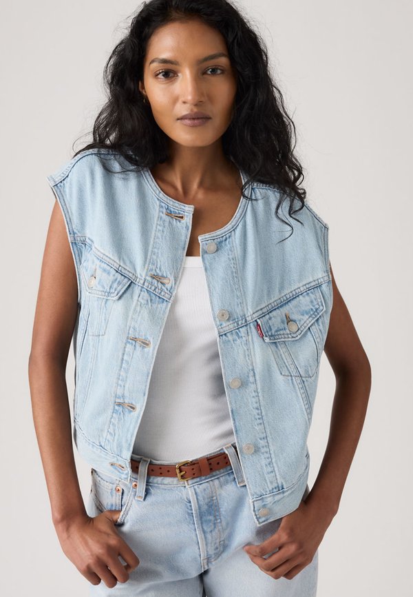 Levi's® COLLARLESS SHRUNKEN 90S - Waistcoat - of course