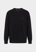 Tommy Hilfiger ESSENTIAL STRUCTURE CREW NECK - Jumper - black