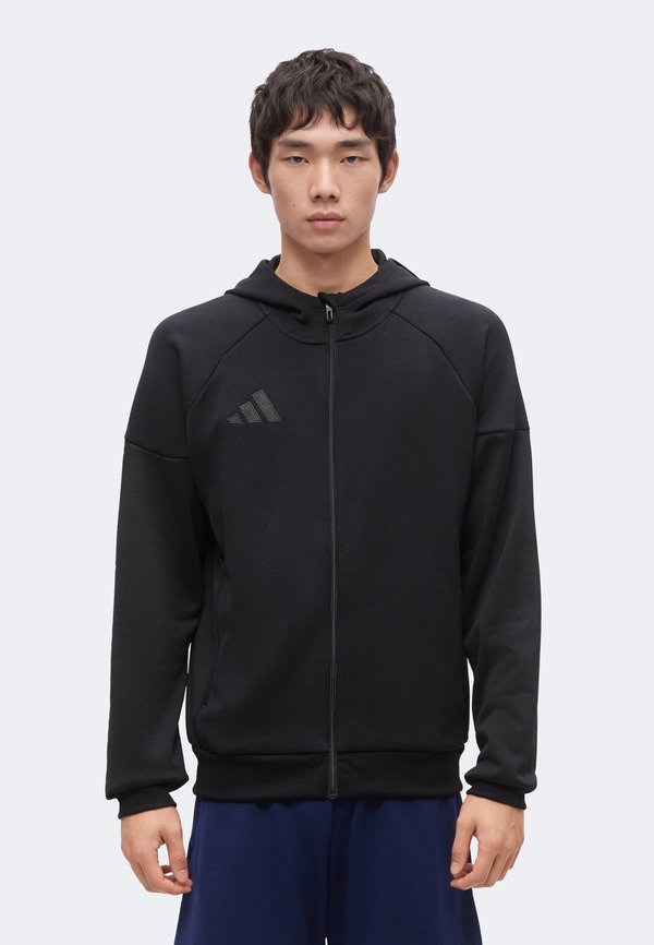 adidas Performance TIRO25 FULL ZIP HOODIE - Training jacket - black