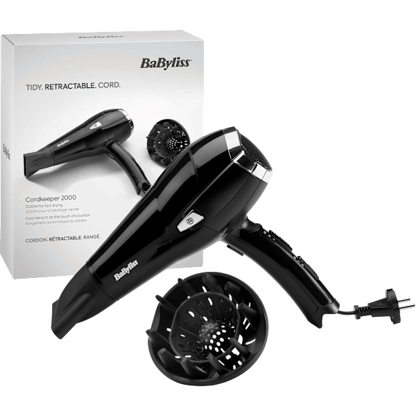 Föhn Cordkeeper 2000 mit Kabeleinzug BaByliss