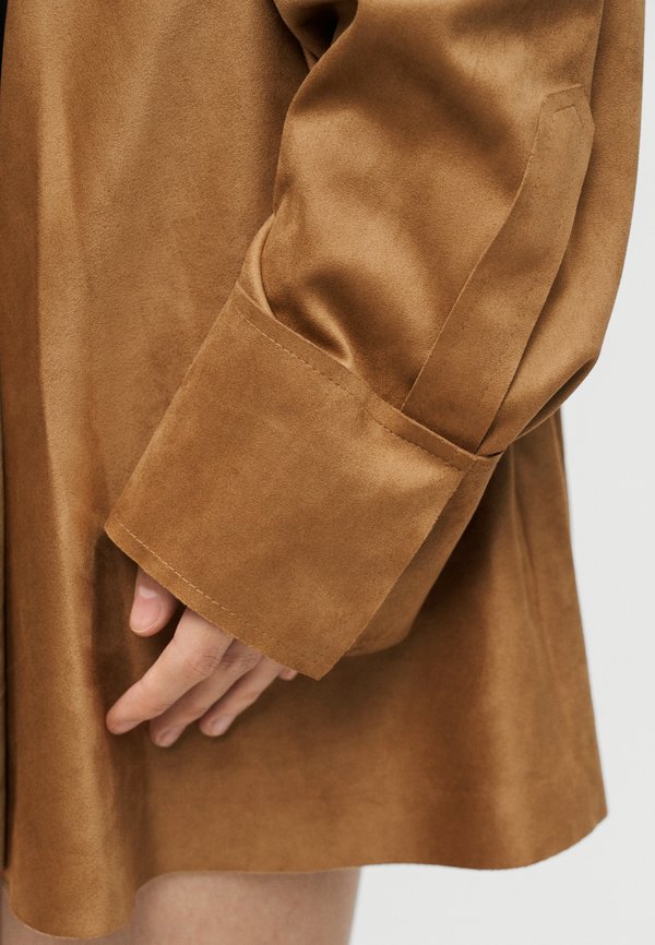 Norma Kamali SUPER OVERSIZED FLARED MINI DRESS