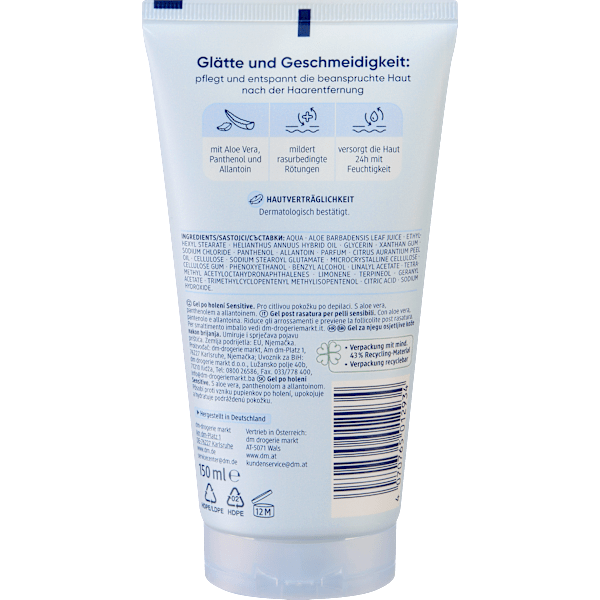 After Shave Pflege-Gel Sensitive Balea